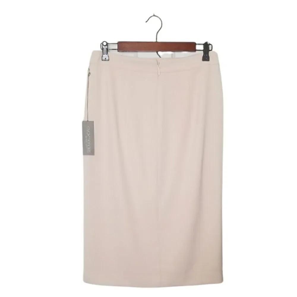 eva.mendes New York & Co. Blush Lined Wrap Skirt Size 6